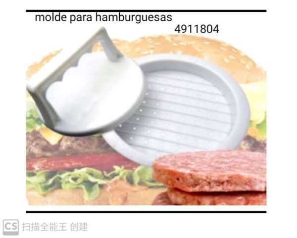13CM MOLDE PARA HAMBURGUESA 4911804