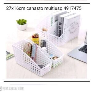 27X16CM CANASTO PVC BLANCO MULTIUSO 4917475