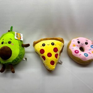 PELUCHES FORMA DE ALIMENTOS 10" - precio x unidad