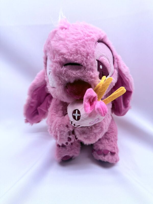 STITCH ROSA CON TRAPO 35 CM CON HERMOSAS TERMINACIONES