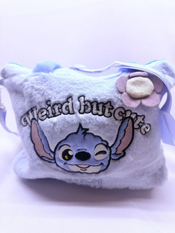 CARTERA HERMOSA CALIDAD STITCH CON TIRA Y BORDADO