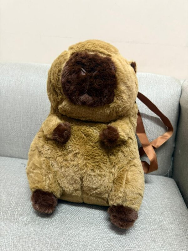 MOCHILA CAPIBARA DE 30CM MUY HERMOSA!