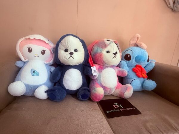PELUCHES CON MANTAS SURTIDOS MUY BELLOS!