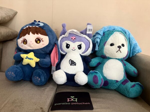 PELUCHES CON MANTAS SURTIDOS MUY BELLOS!