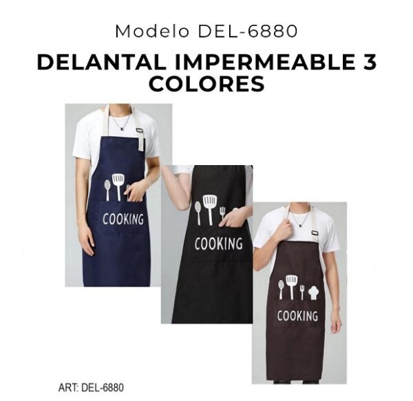 DELANTAL DOBLE DEL-6880/DEL06X