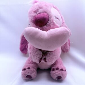 STITCH ROSA CON CORAZON 35CM CALIDAD SUPREMA