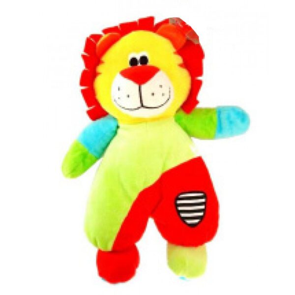 SONAJERO LEON C/ ESCUDO CUADRICULADO 28 CM -