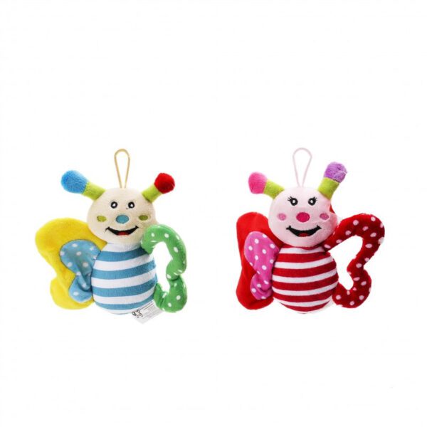 SONAJERO MARIPOSA 2 COLORES 15 CM -