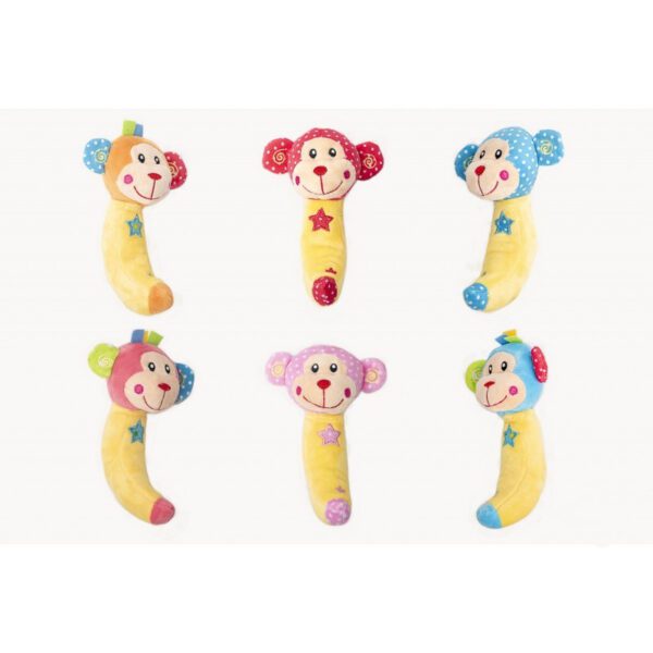 SONAJERO MONO PALITO 18 CM / 6 MODELOS -
