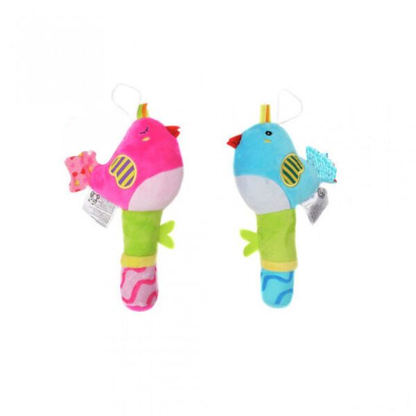 SONAJERO PÁJARO PALITO 20 CM 2 COLORES -