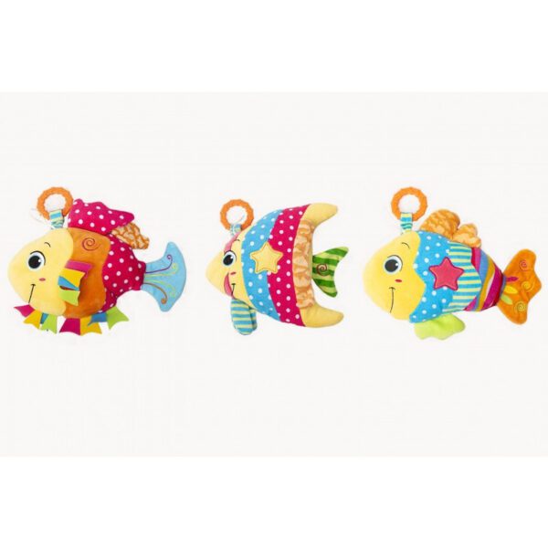 SONAJERO PEZ MULTICOLOR 23 CM -