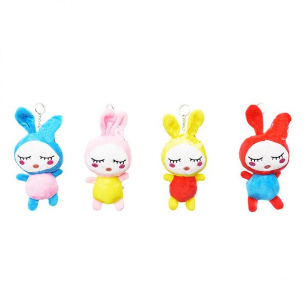 LLAVERO CONEJA 4 COLORES SURTIDO 19 CM -