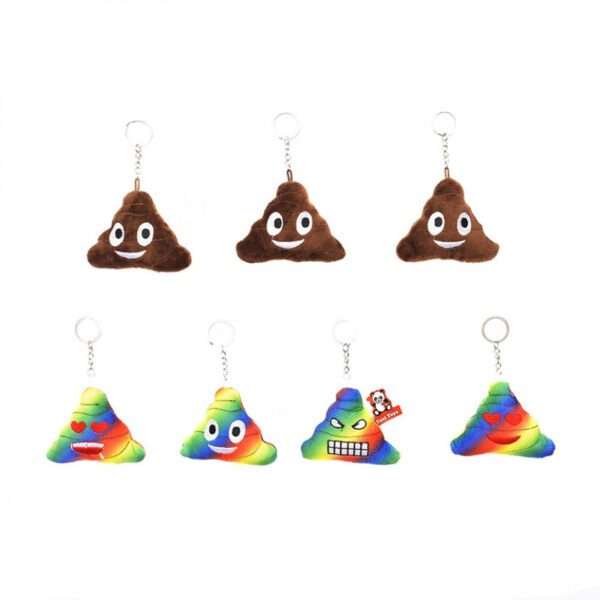 LLAVERO POOP EMOTICON GRANDE -