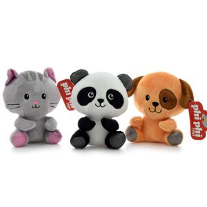 GATO PANDA Y PERRO 15CM