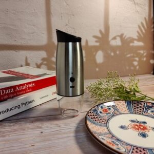 MT09283 PIMENTERO ELECTRICO USB PLATEADO
