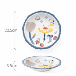 PLATO CERAMICA 8 ERIZO"