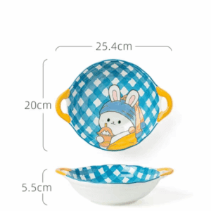 PLATO CERAMICA 11 CON 2 ASAS CONEJO"