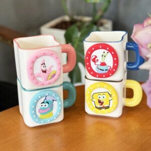 AA0004 TAZA CERAMICA CON IMAN AMARILLO