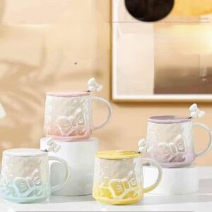 MT09980 TAZA CERAMICA CON MOÑO