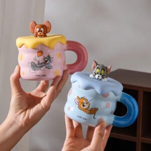 AA0013 TAZA CERAMICA GATO Y RATON