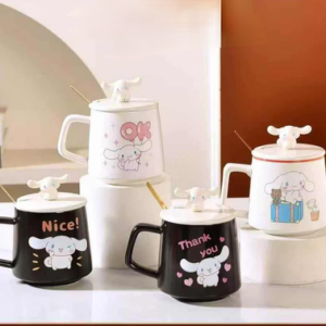 MT09982 TAZA CERAMICA PERRITO CON OREJA GRANDE
