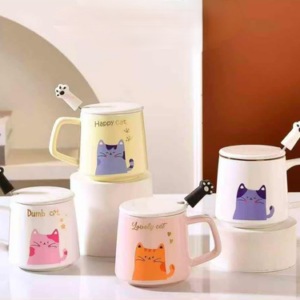 MT09983 TAZA CERAMICA GATO