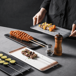 PLATO SUSHI CERAMICA 10 AZUL"