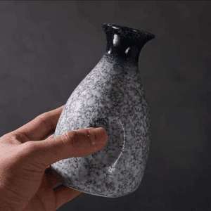 BOTELLA DE SAKE CERAMICA 300ML AZUL