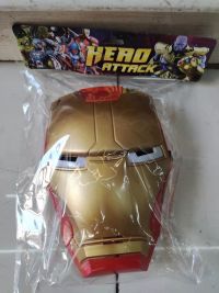 MASCARA IRON MAN CON LUZ