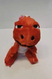 LLAVERO DINOSAURIO NARANJA