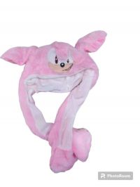 PELUCHE GORRO SONIC ROSA