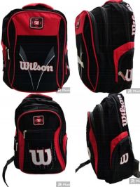 MOCHILA WILSON ROJO 3 CIERRA W06-12