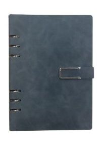 CUADERNO RAYADO ANILLADO RECARGABLE A5 AZUL 7882 (A50007)