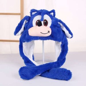 GORRO CON LUZ SONIC AZUL ROJO