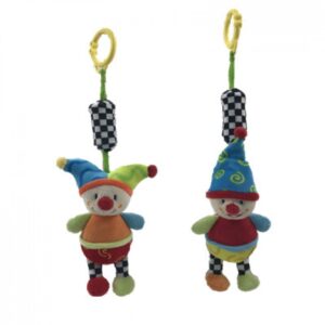 SONAJERO 9" PAYASO,ARLEQUIN