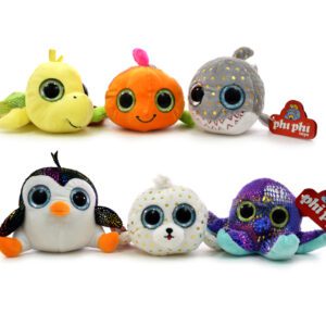 ANIMALES DE MAR 15CM CON BRILLOS