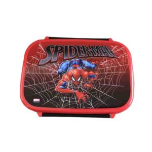 Caja Sandwich Con Bandeja Spiderman