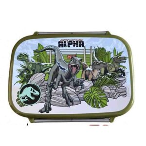 Caja Sandwich Con Bandeja Jurassic World