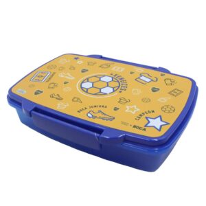 Lunch Box Con Divisones Boca Jr.1000 Ml