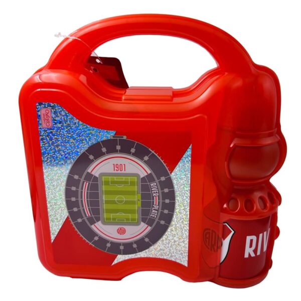 Lonchera River Plate 23x23 Cm Incluye Botella