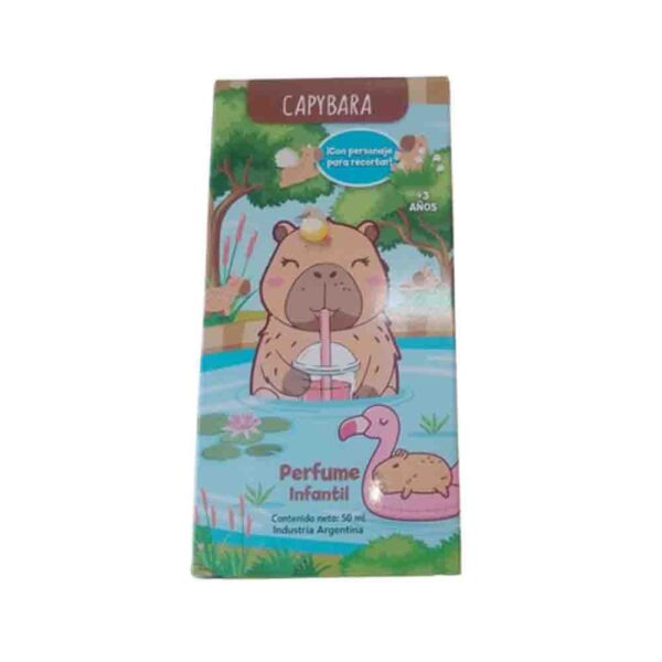 Perfume Capybara x 50 Ml  Con Figura Para Recortar