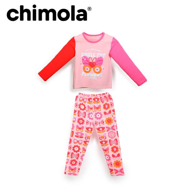 Pijama 2 Piezas Manga Larga Butterfly Varios Talles