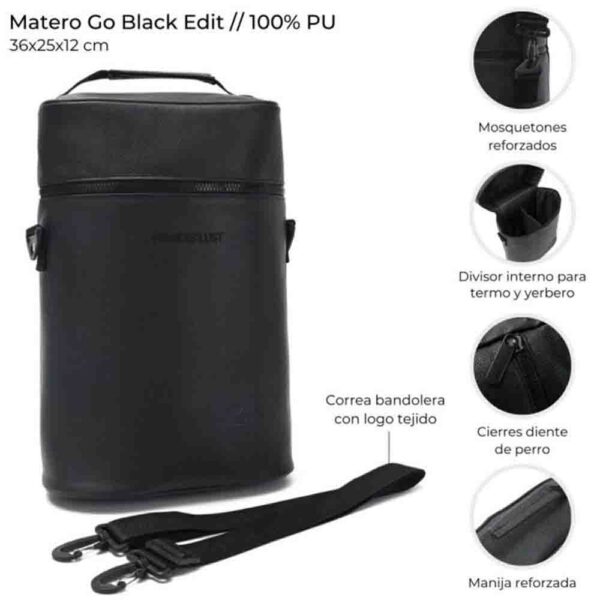 Matero Go Black Edit 36x25x12 Cm