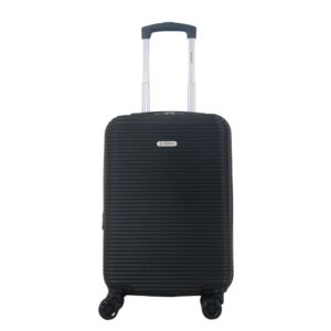 Valija Hard Check In Negro 20" Expandible 4 Ruedas Dobles