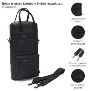 Bolso Matero Loreto 37x20x10 Cm