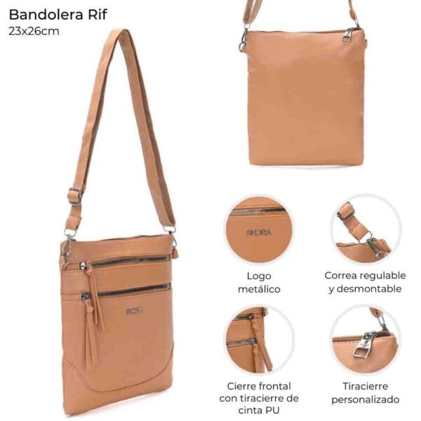 Bandolera Rif Tres Cierres 23x26 Cm