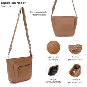 Bandolera Nador 30x21x11 Cm
