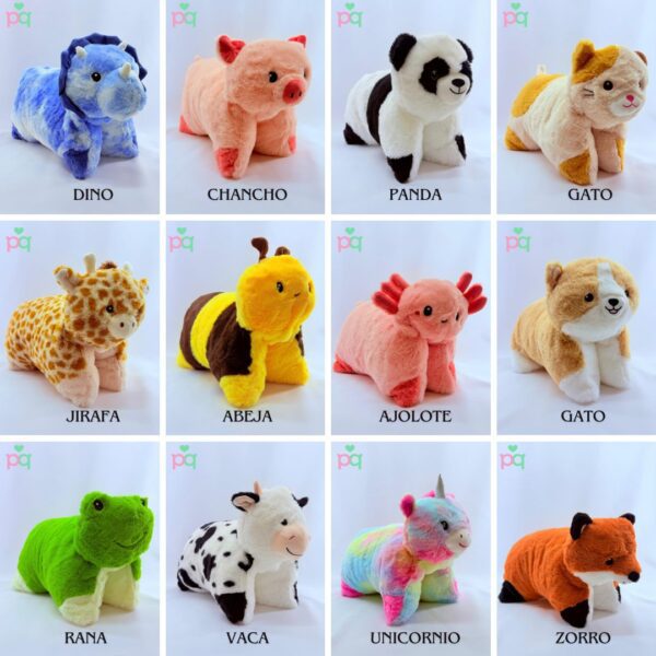 ALMOHADA ANIMALES 18"