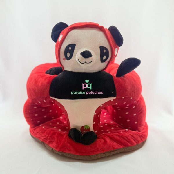 SILLONES ASIENTOS PUFF DE PELUCHES PANDA