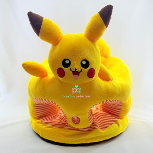 SILLONES ASIENTOS PUFF DE PELUCHES PIKACHU